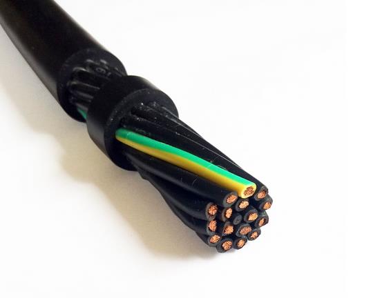 拖链电缆线通常是由哪些部分构成的